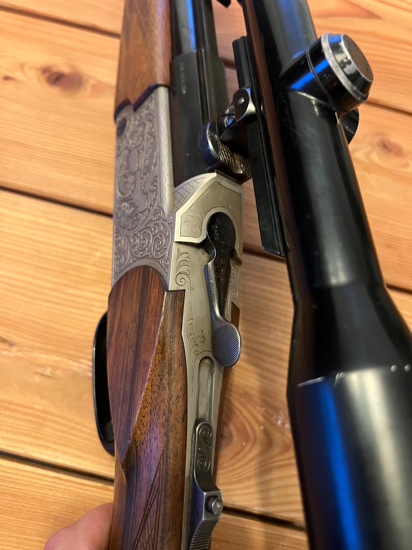 BBF Blaser ES 63 Lux 12/70 5,6x50r mag Bockbüchsflinte – Bild 4
