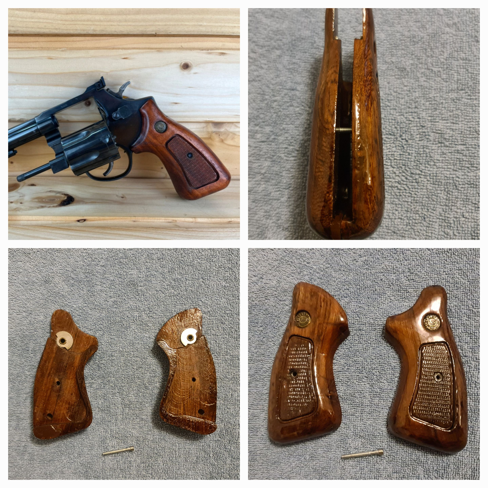 Holzgriffschalen Taurus, z.B. für Revolver Taurus Brasil .22lr – Bild 5