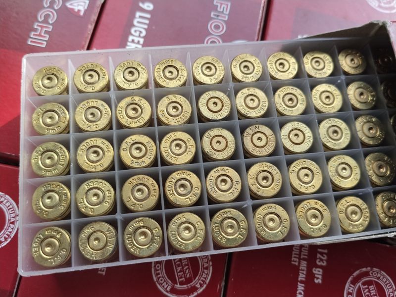 1000 Stück Fiocchi 9 mm Luga Hülsen -einmal verschossen - in Originalverpackung – Bild 2