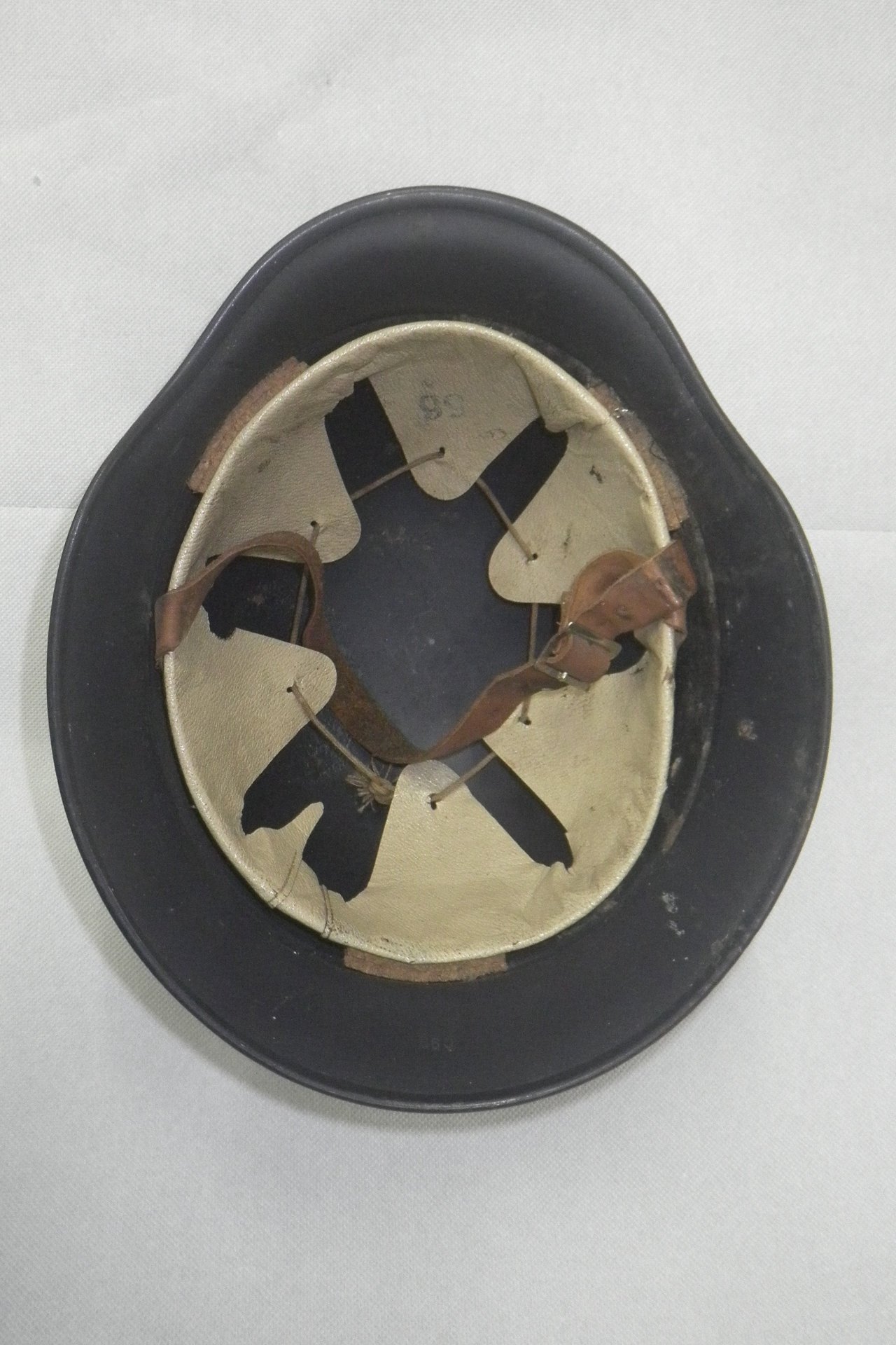 Stahlhelm M40 Luftschutz Q64 Ausschusshelm der Wehrmacht – Bild 6