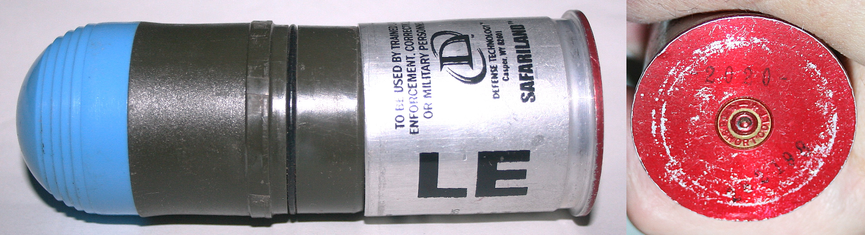 Polizeipatrone 40 mm Übungspatrone – Bild 1