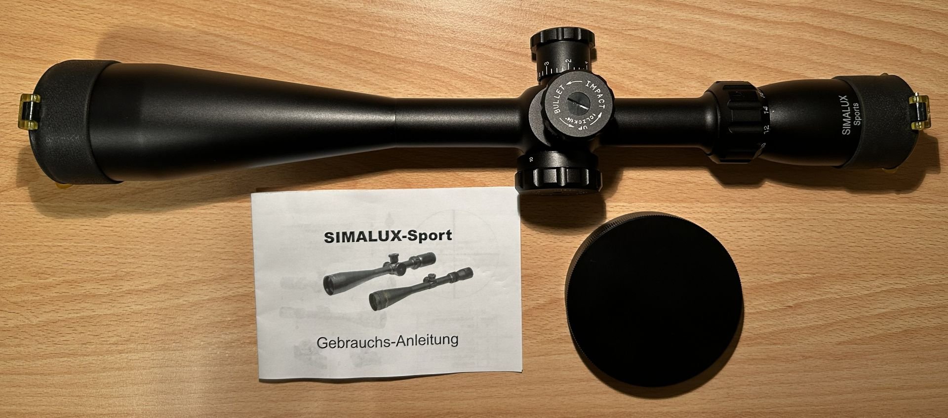 Simalux Sport 8.5-34 x 52 Mildot Zielfernrohr OVP – Bild 2