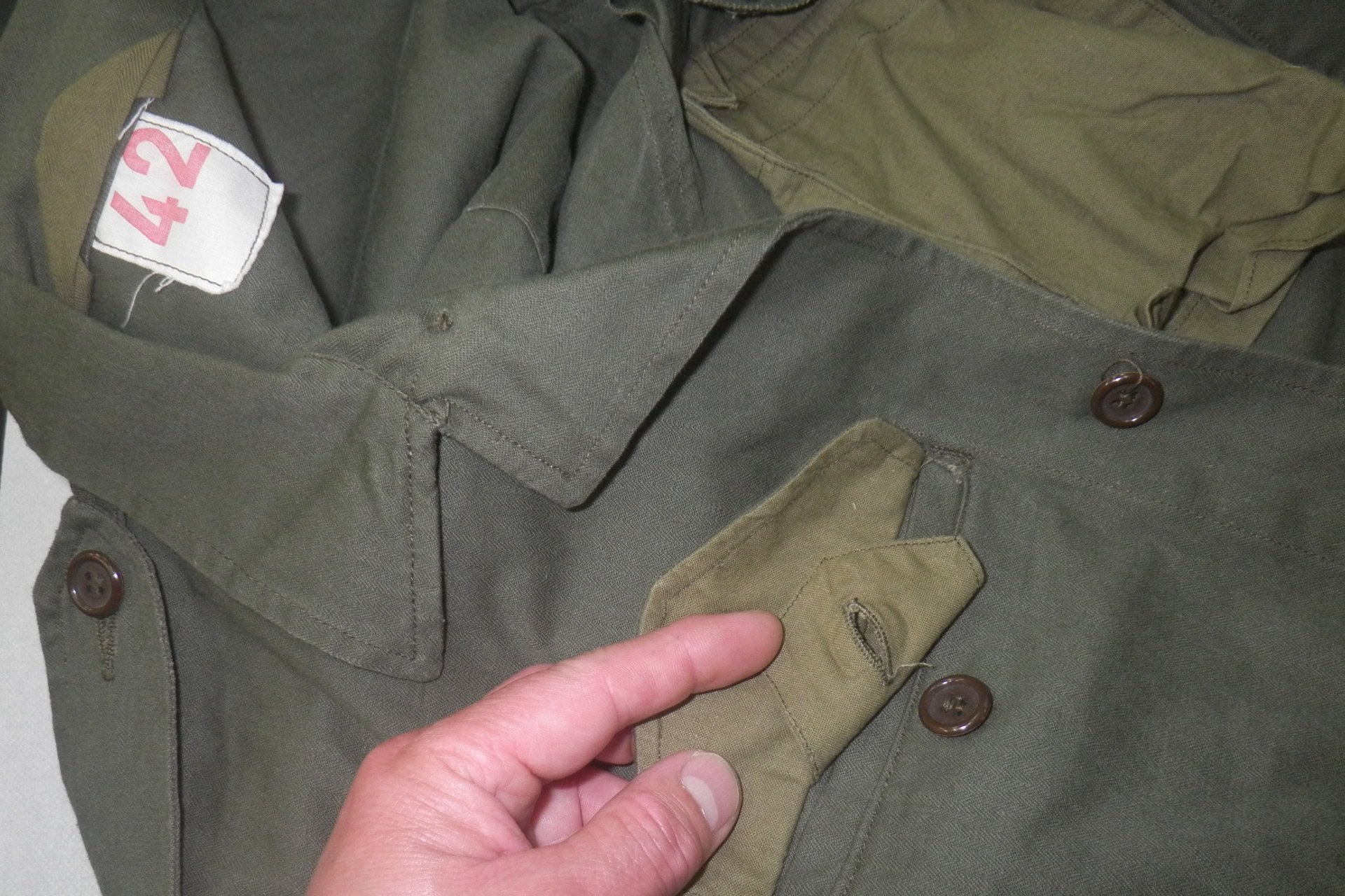 Französische Armeejacke M51 wie US M44 – Bild 4