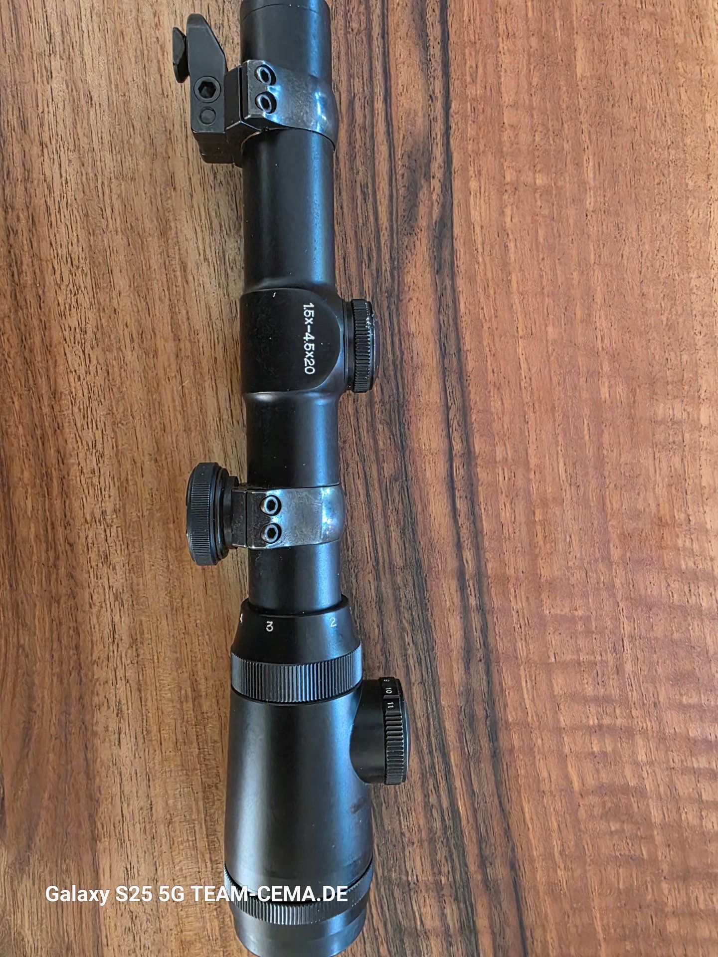 Microdot JAPAN Drückjagd ZF 1,5 - 4, 5 x 24 Leuchtabsehen, SEM, gebraucht – Bild 3