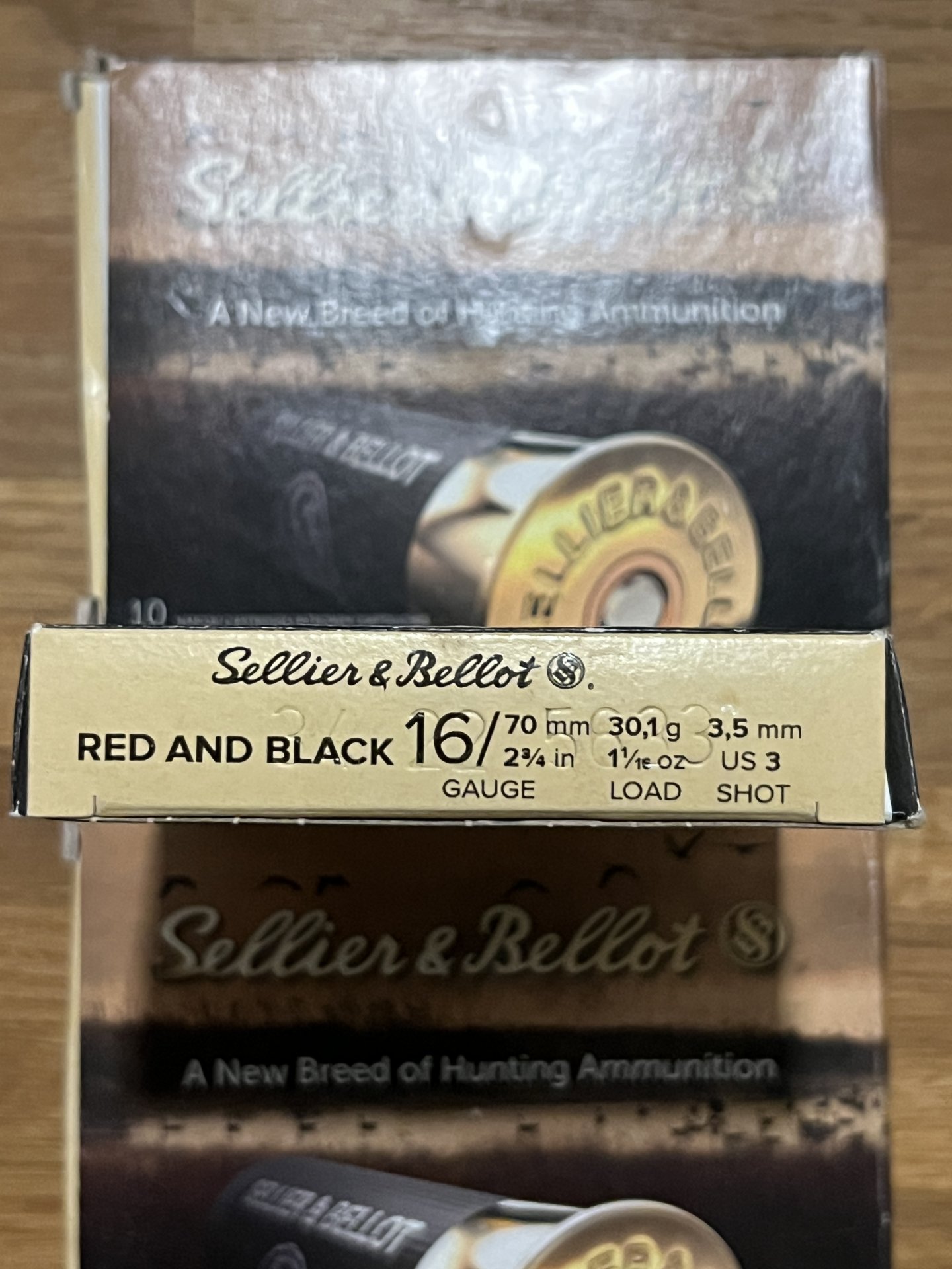 34x Sellier & Bellot Schrotpatronen 16/70 – 3,5 mm – Abholung Hamburg – Bild 1