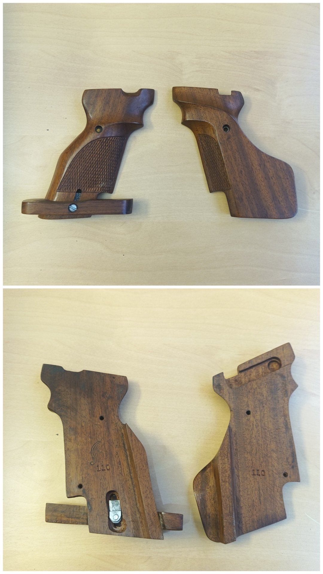 Holzgriffschalen für High Standard Citation – Bild 1