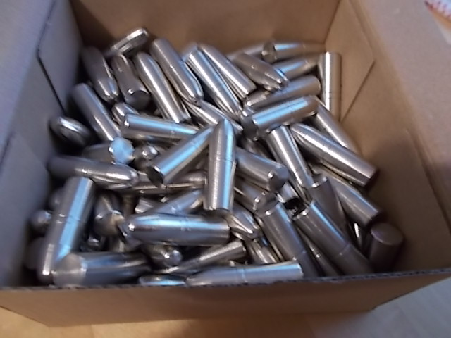 110 Vollgeschosse Jefferey .423, 400 gr., vernickelt – Bild 2