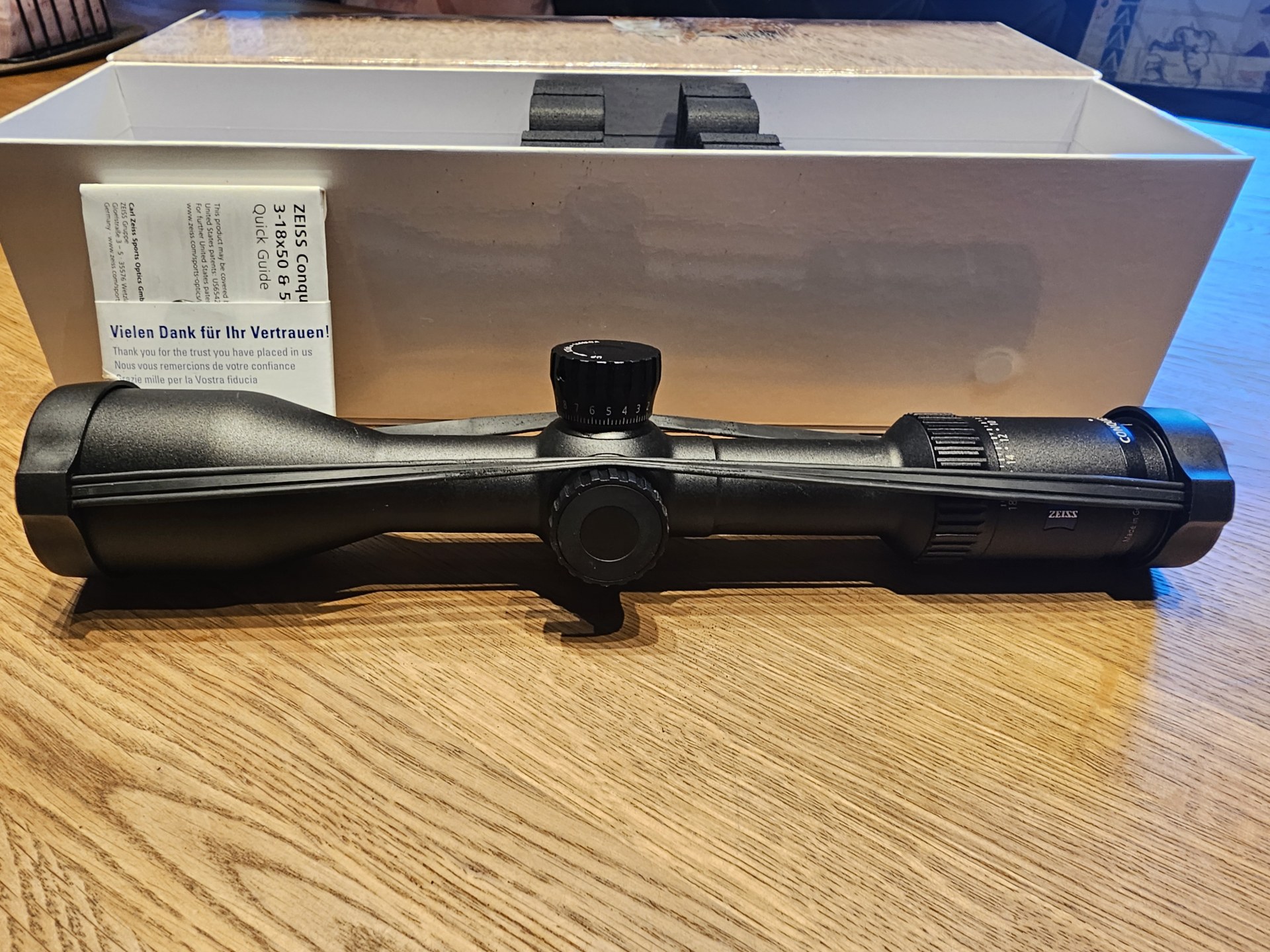 ZEISS Conquest V6 3–18x50 ASV, Absehen 6, unbenutzt, neuwertig, OVP – Bild 3