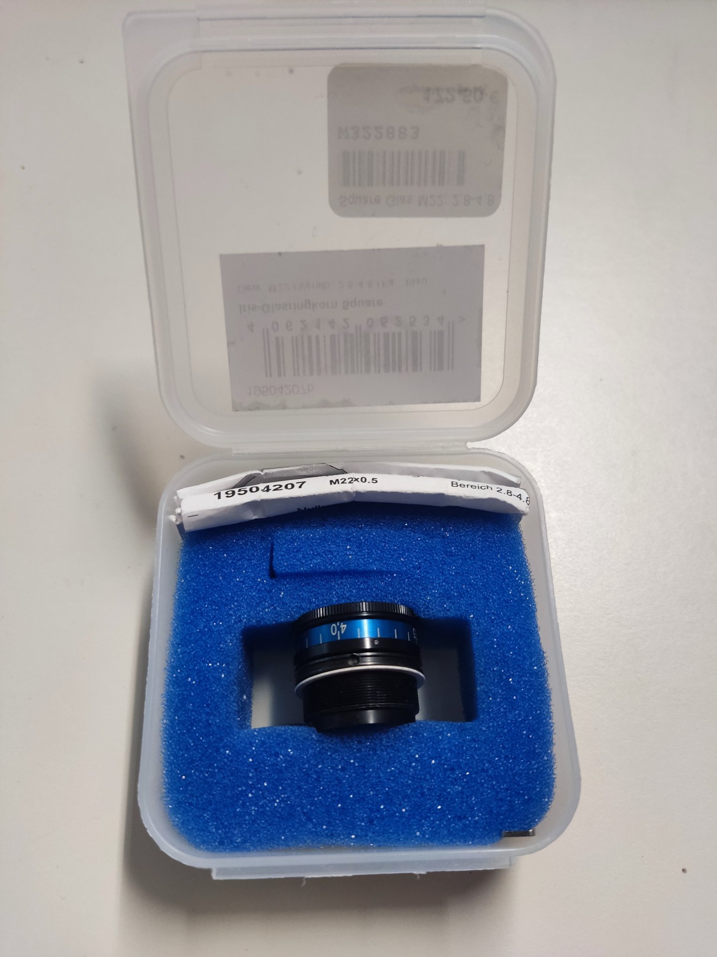 Iris-Glasringkorn Square M22: 2,8-4,8 Blau – Bild 1