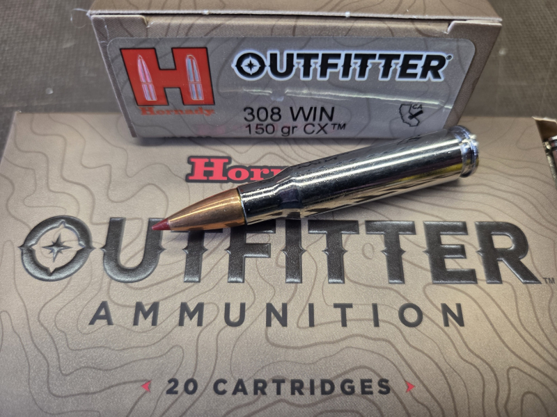 .308/150 CX Bleifrei Hornady Outfitter 20 stk. No. 80982 – Bild 1