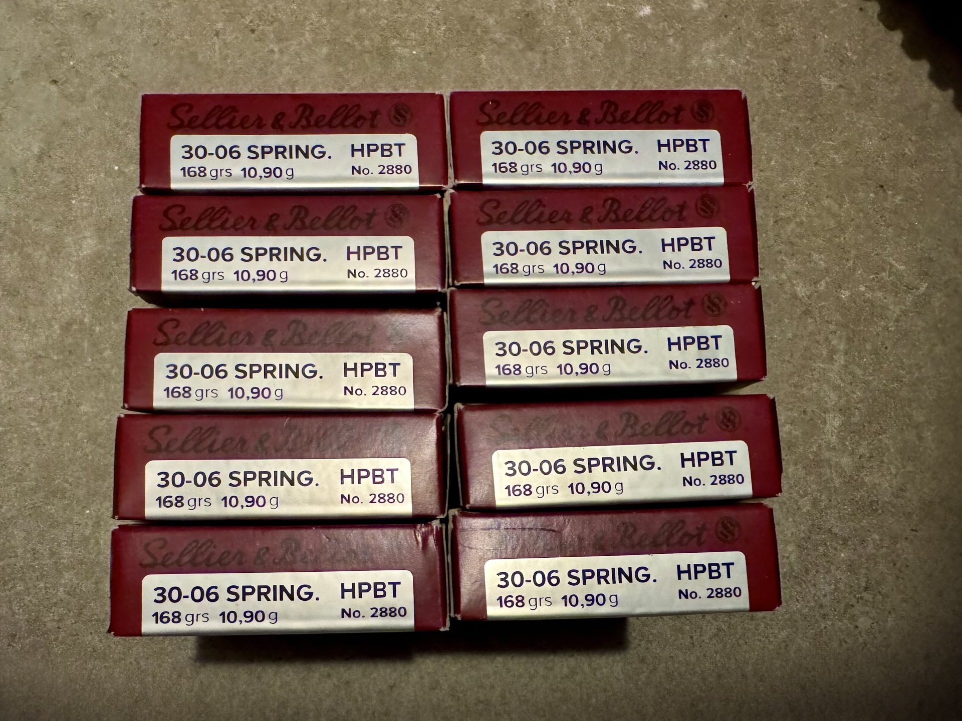 10x S&B 30-06 HPBT 168grs / 10,9g, insgesamt 200 Schuss – Bild 1