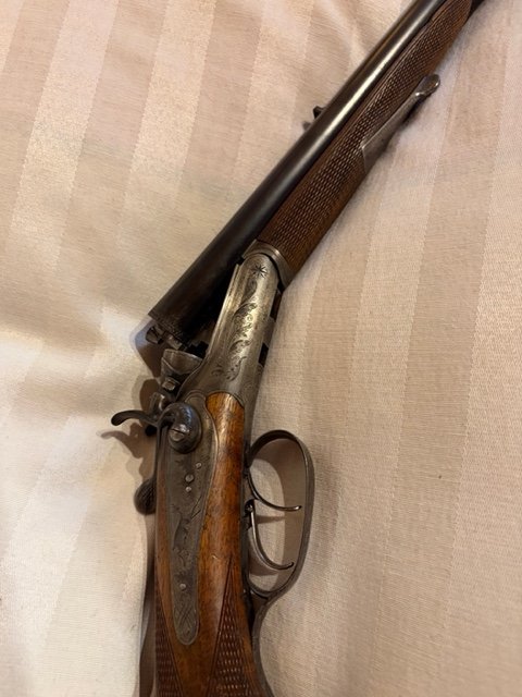 Büchsflinte Sigott Ferlach. 9,3 x 74 16 / 70. Hahn – Bild 2
