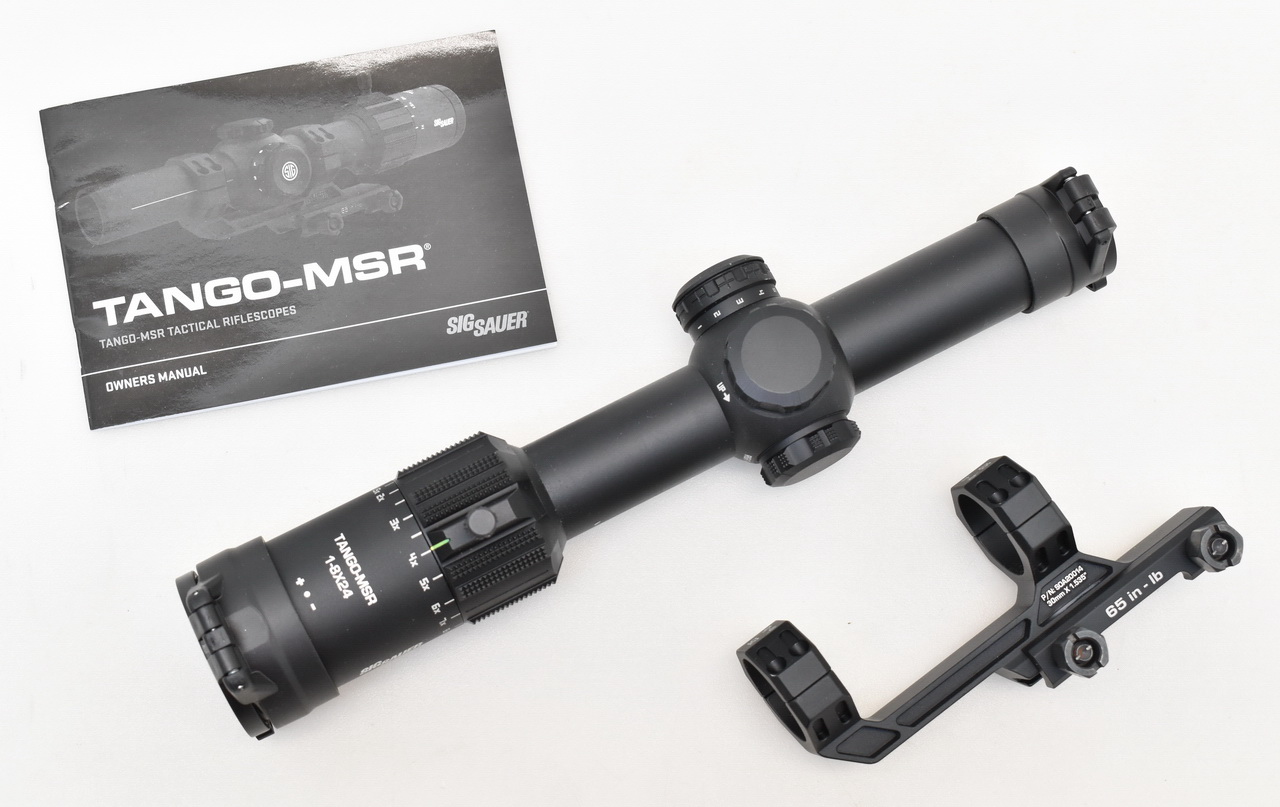 SIG Sauer TANGO - MSR Zielfernrohr 1-8x24 mit bel. BDC8 Absehen & Montage – Bild 1