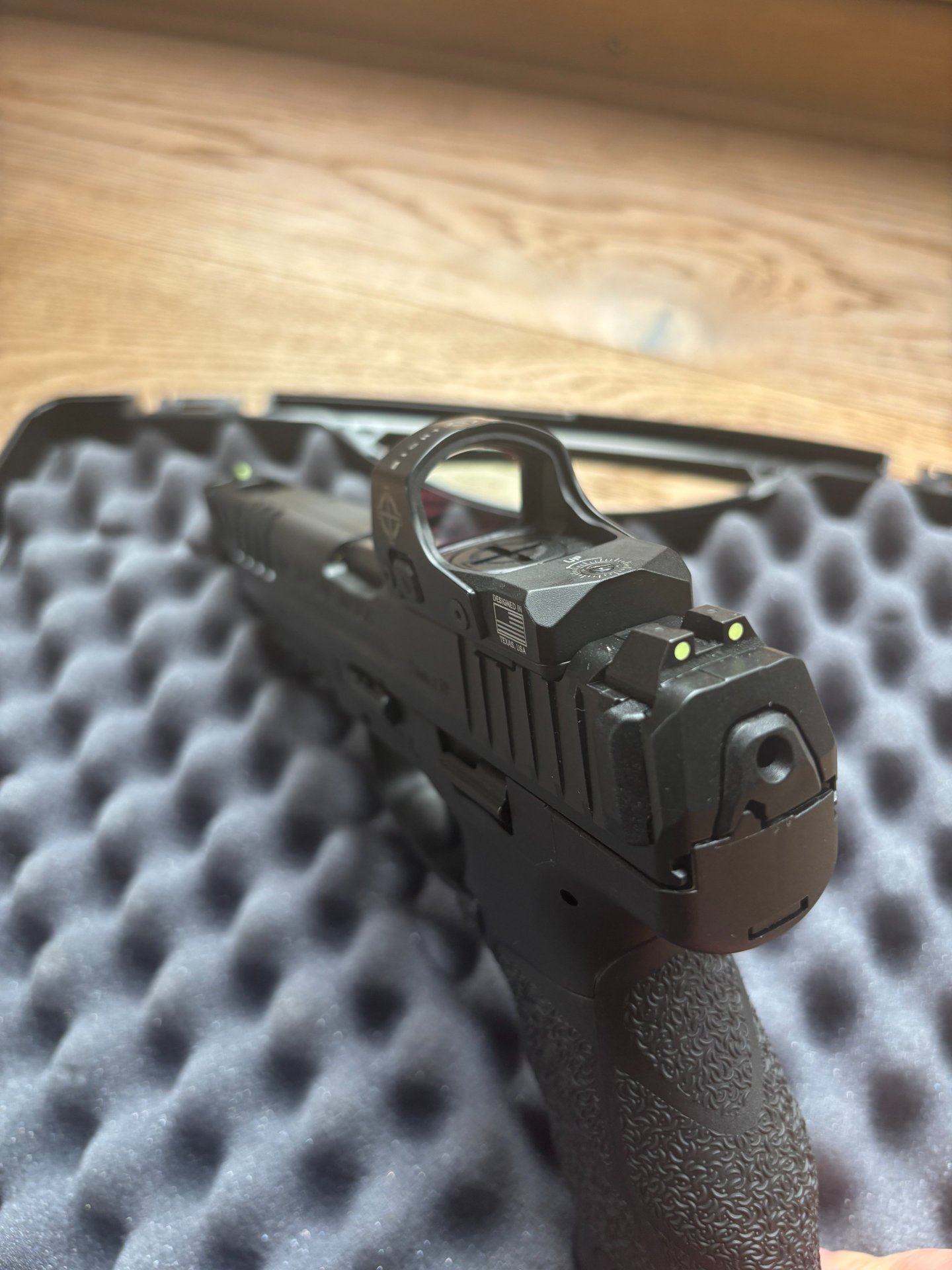 Heckler & Koch SFP9 Match OR Push Button – 9mm Luger – 5,5 Zoll – inkl. Sight Mark Mini Shot – Bild 2