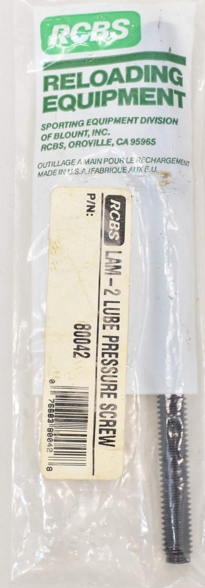 RCBS Schraube für Lube-A-Matic 2 # 80042 – Bild 1