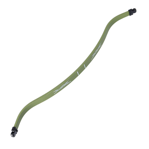 Ersatzbogen 80 lbs / 35kg für Pistolenarmbrust "Alligator I und II" - Oliv - Fiberglas – Bild 1