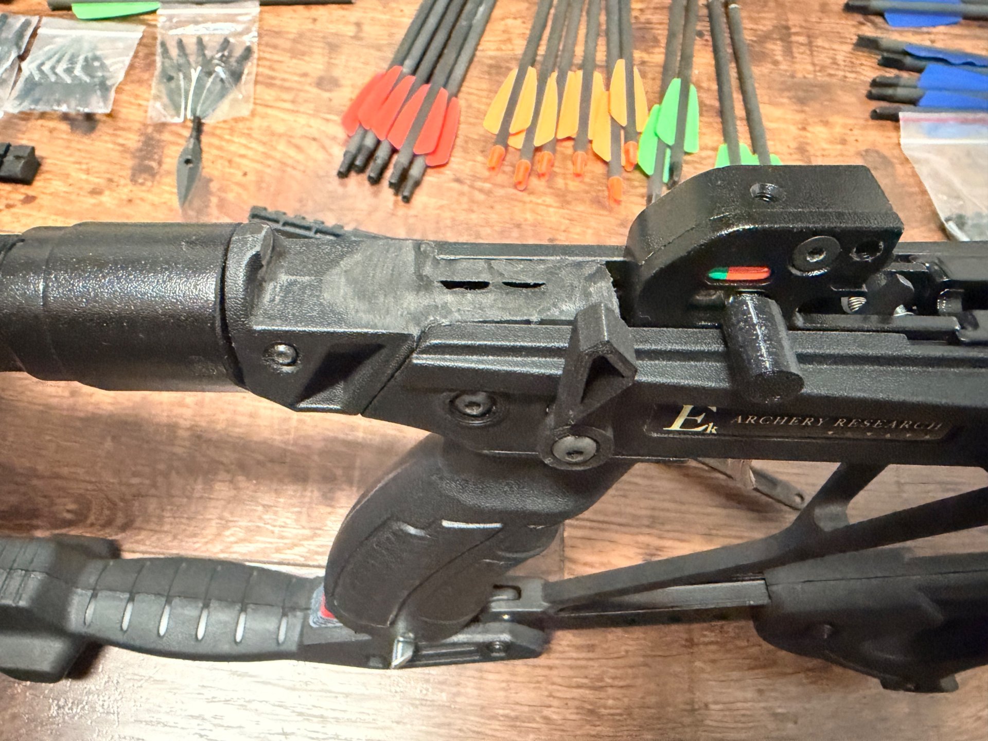 EK Archery Cobra System RX Adder + 180 & 130 lbs Bogen + viel Zubehör (Red Dot, 26 Bolzen, Spannhilf – Bild 5