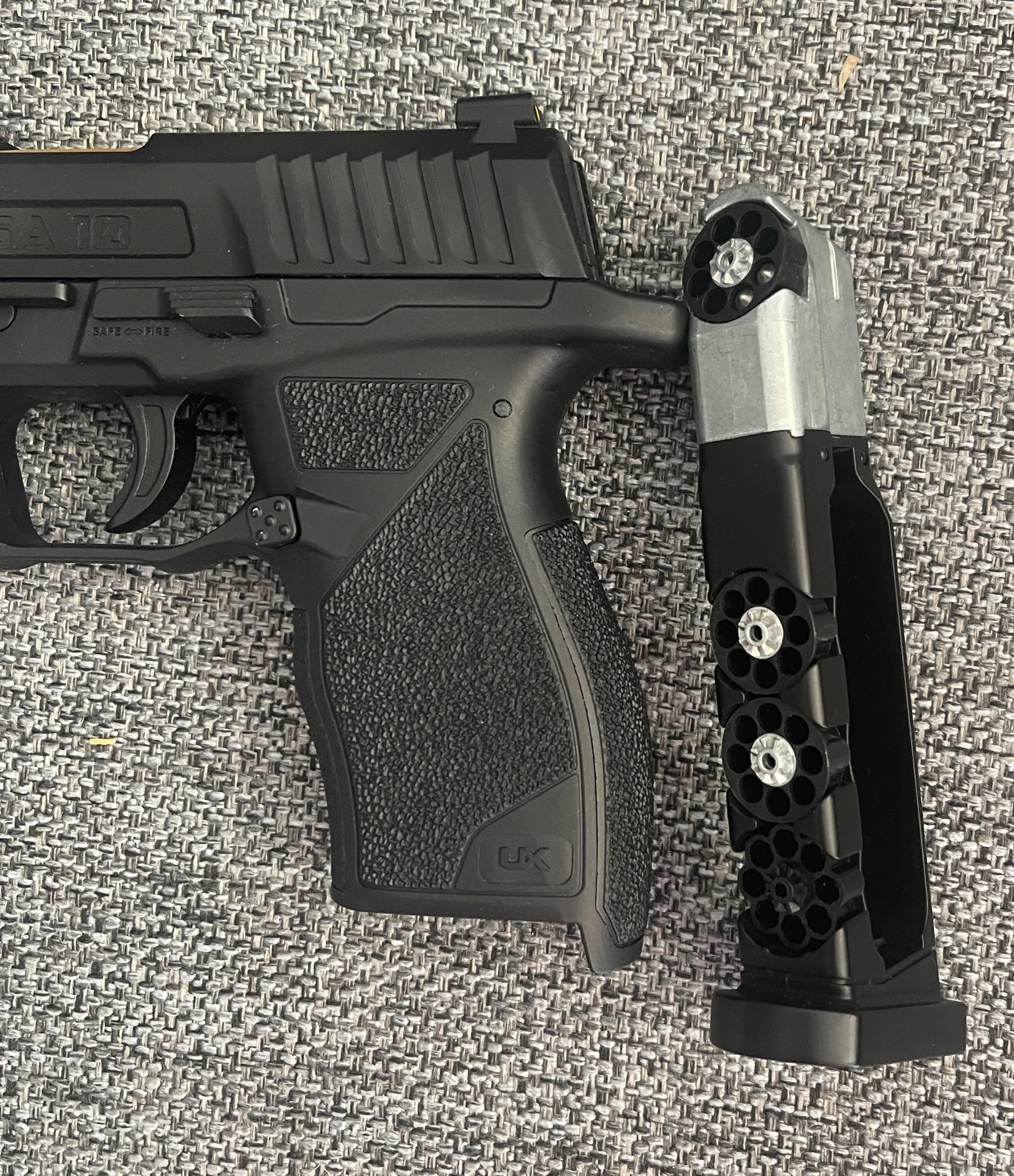 UX Umarex SA 10 Co2-Pistole - 4,5 mm Stahl BB & Diabolo (P18) OVP unbenutzt – Bild 6