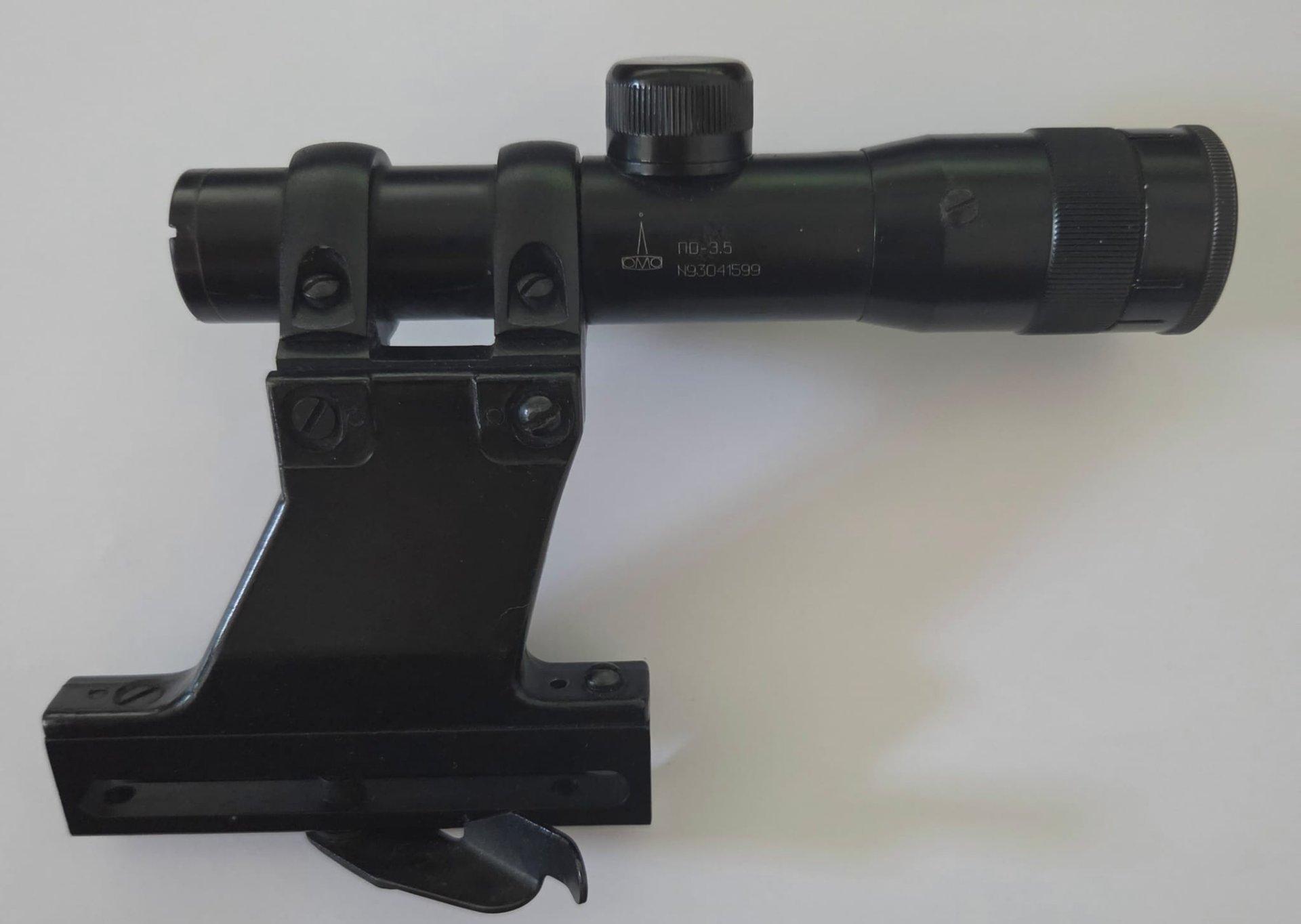 Zielfernrohr - OMO NO - 3.5 (Original) - mit Seitenmontage für Saiga ( AK47 ) – Bild 1
