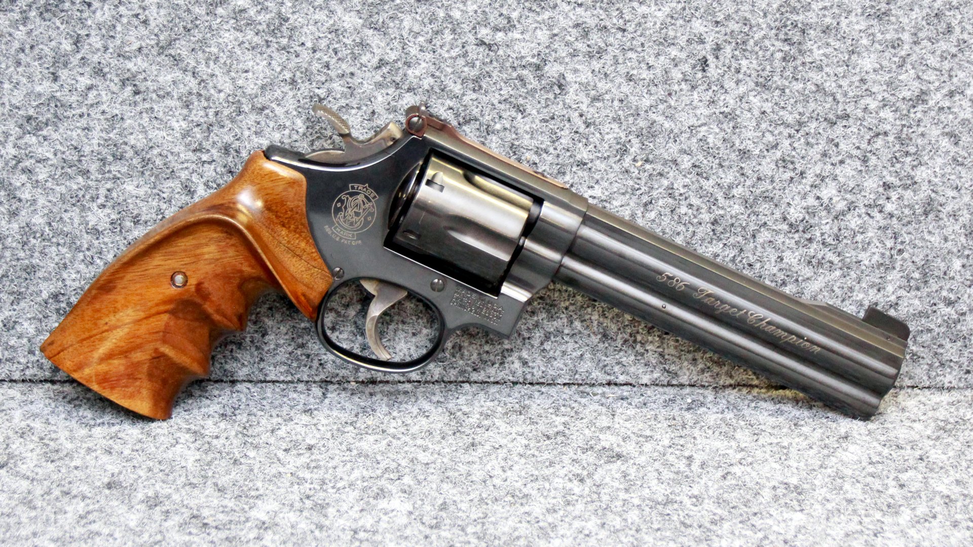 Smith & Wesson Model 586-4 Target Champion .357 Mag. – 6 Zoll Matchrevolver mit Linkshänder-Griff – Bild 2