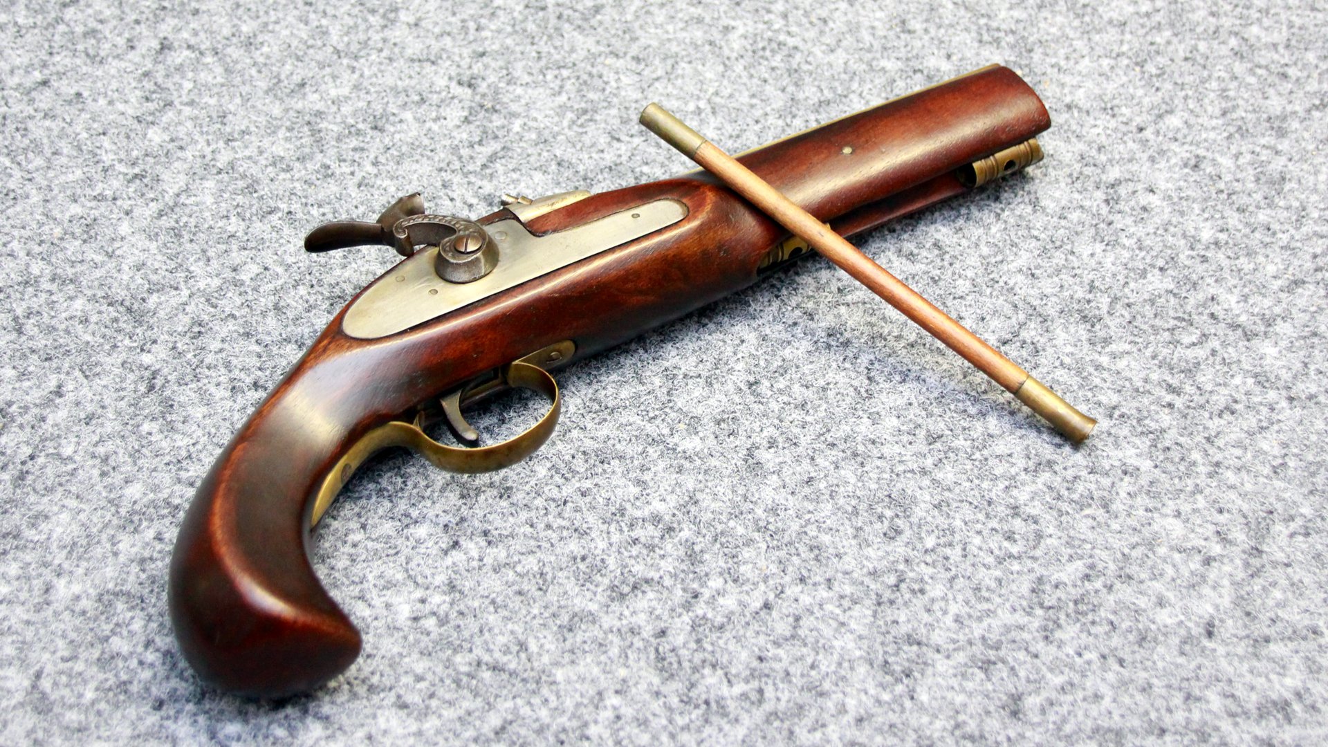 Klassische Perkussionspistole Kal. .45 Schwarzpulver – Frei ab 18 Jahren – Bild 1