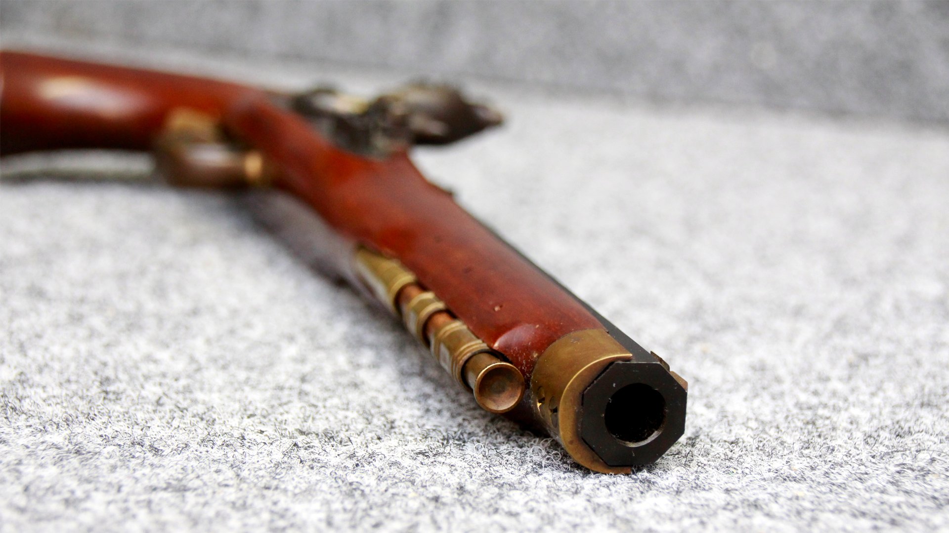 Steinschlosspistole "Kentuckian" Kal. .44 Schwarzpulver – Euroarms Brescia – Frei ab 18 Jahren – Bild 4