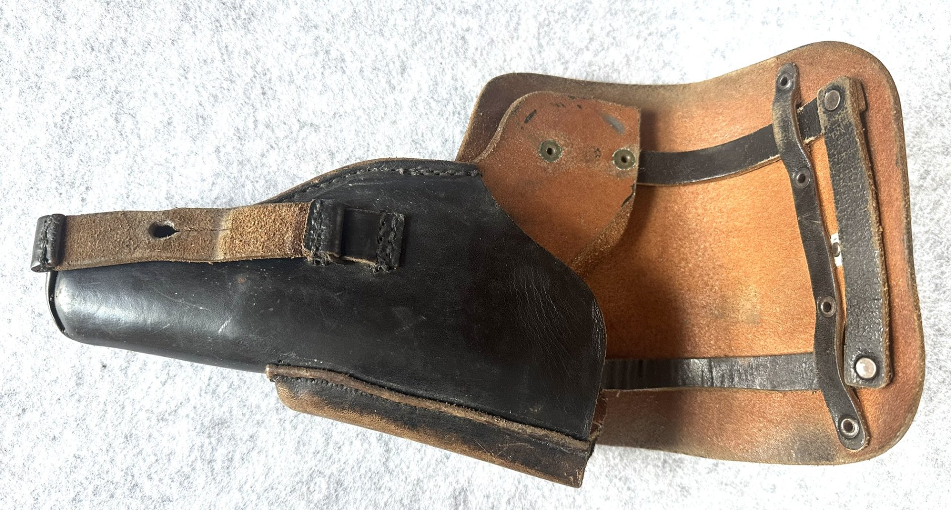 Original Bundeswehr (BW) Holster, für Walter P1, P38 oder Ähnliche, gebraucht, gut. – Bild 1