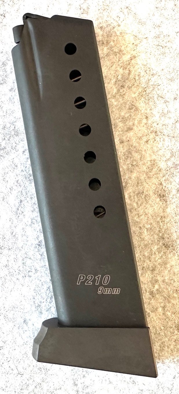 SIG Sauer P210 Magazin 9x19 mm, Mod. Super Target, NEU – Bild 1
