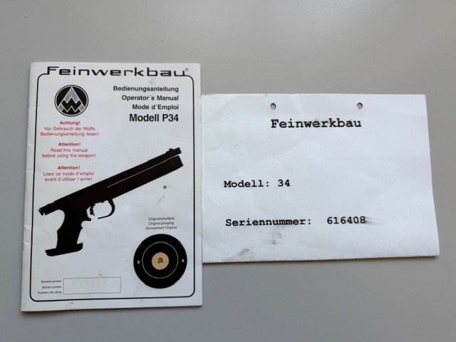 Feinwerkbau P34 – Bild 2
