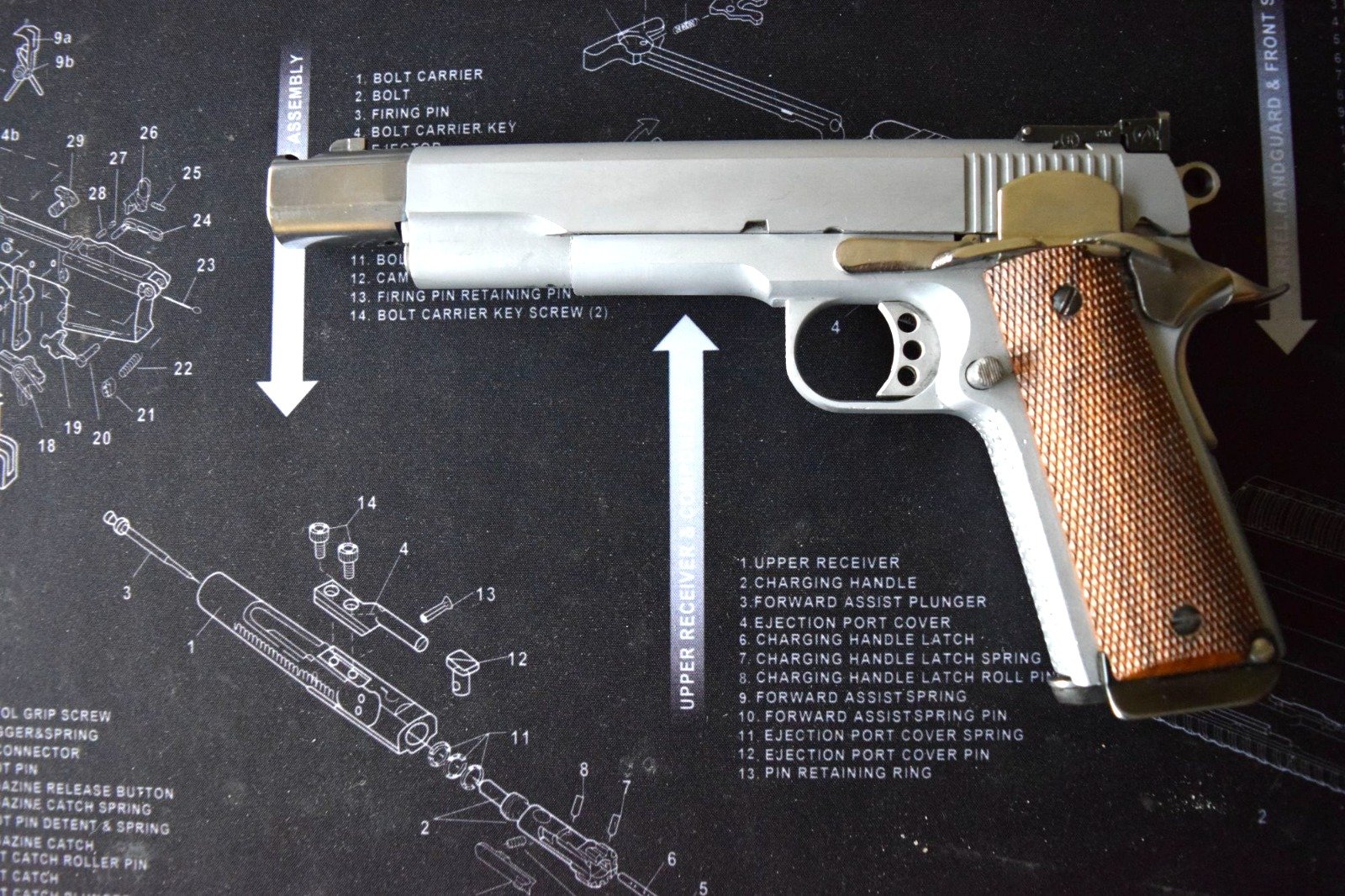 Caspian Sportpistole 6 Zoll 45 Auto mit Comp. – Bild 1