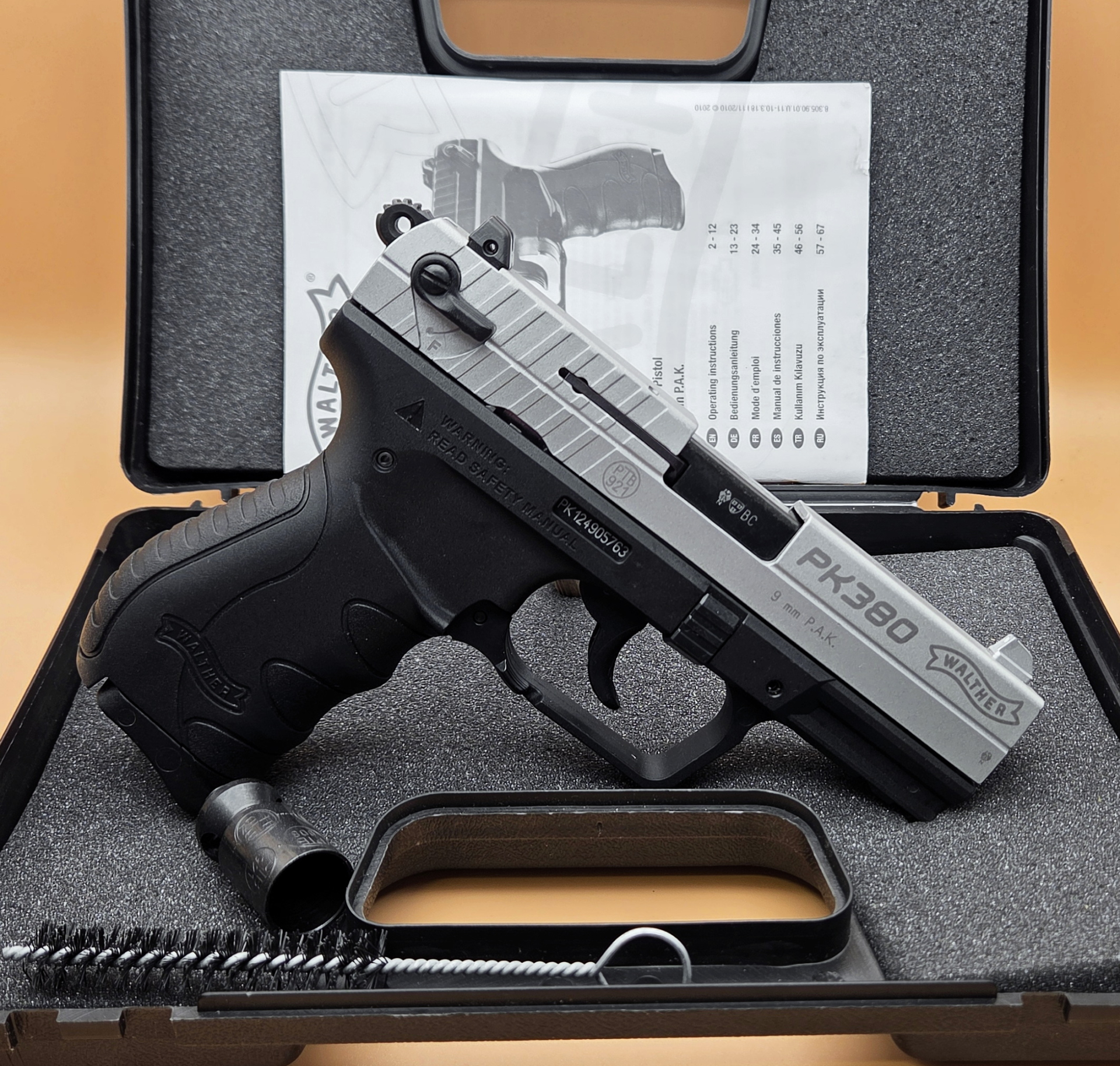Walther PK380 Silber / Nickel – Bild 2