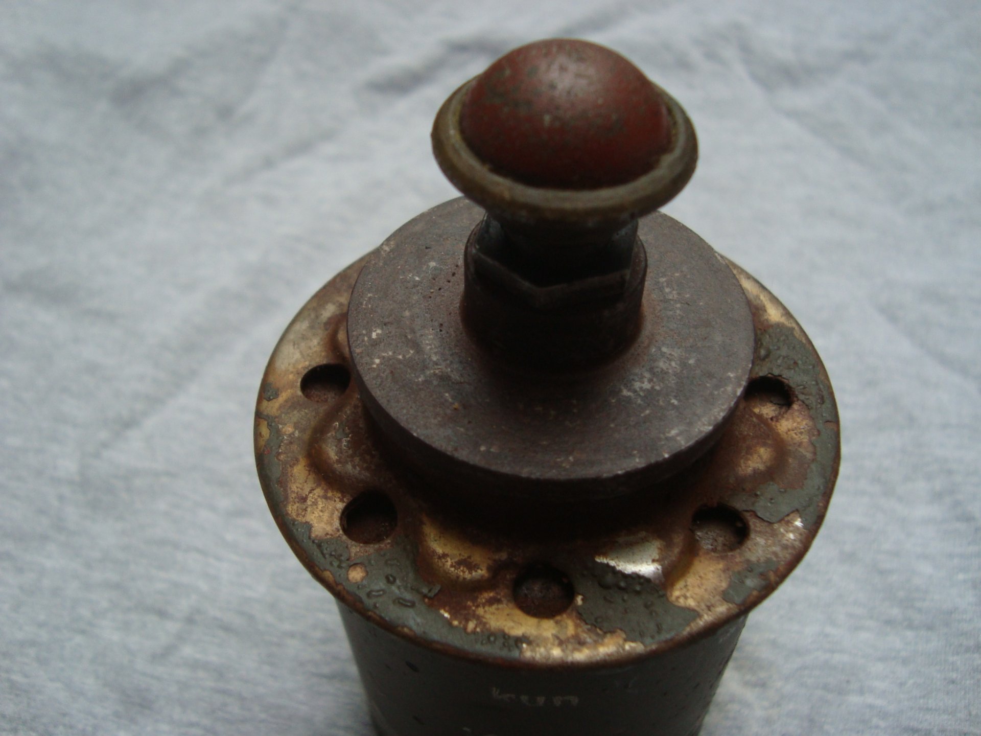 WK II Nebelhandgranate Nb.Hgr.39 mit Adapter – Bild 5