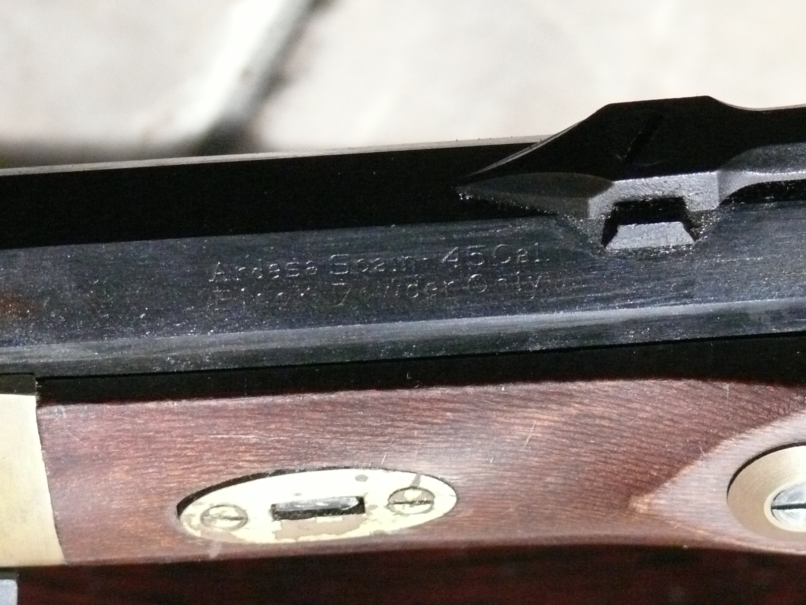 Vorderlader- Pistole Ardesa Spain Cal. 45 – Bild 2