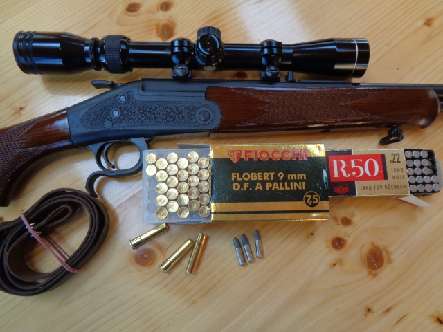 RHÖNER Bockbüchsflinte Kal. 22 lfB, 9mm Doppelschrot – Bild 4