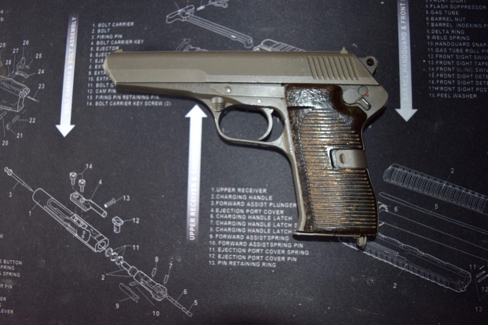 CZ M 52 7,62 Tokarev mit 9 mm Luger Wechsellauf – Bild 1