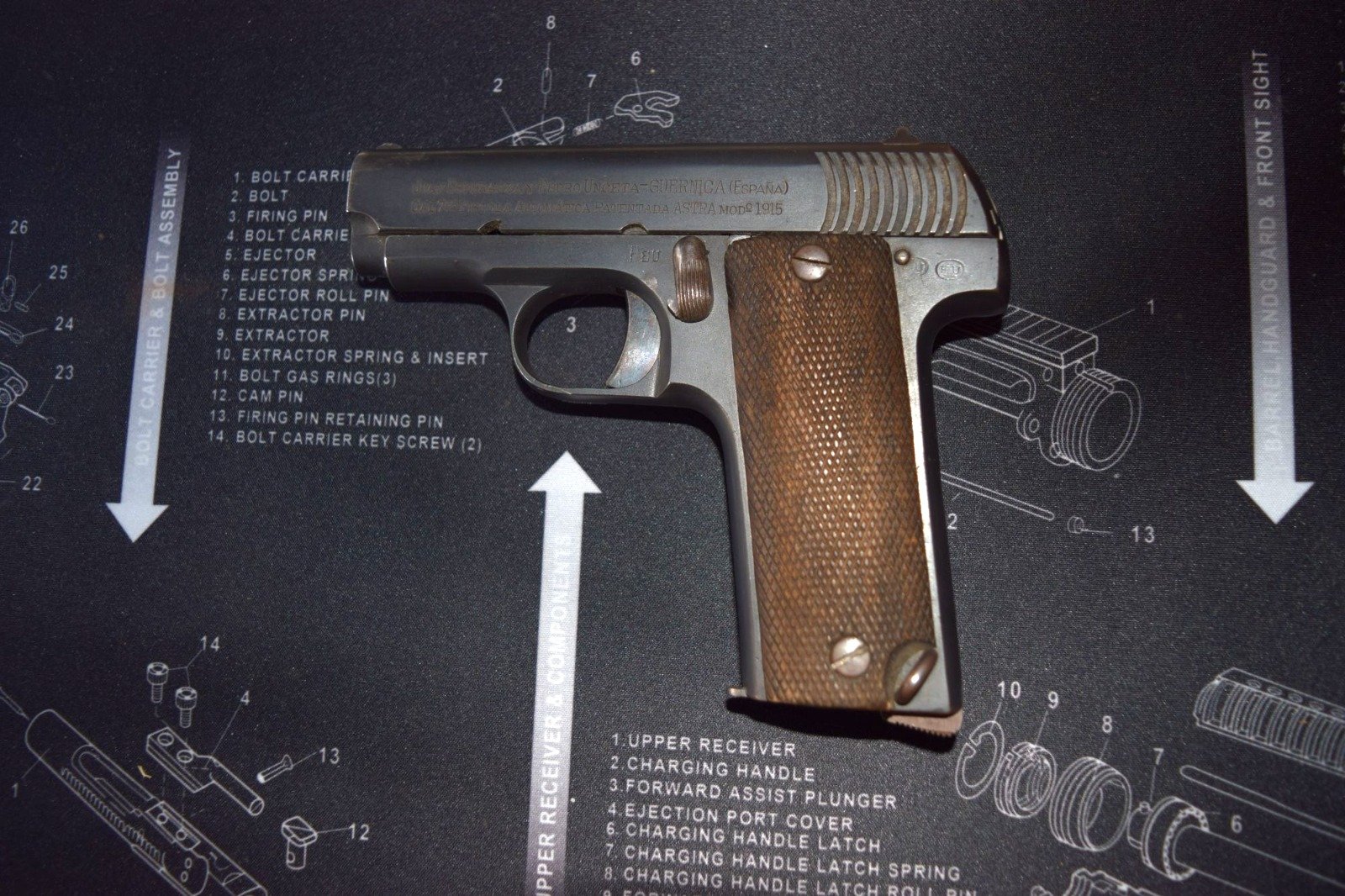ASTRA 1915 RUBY Pistole 7,65 mm Browning – Bild 1