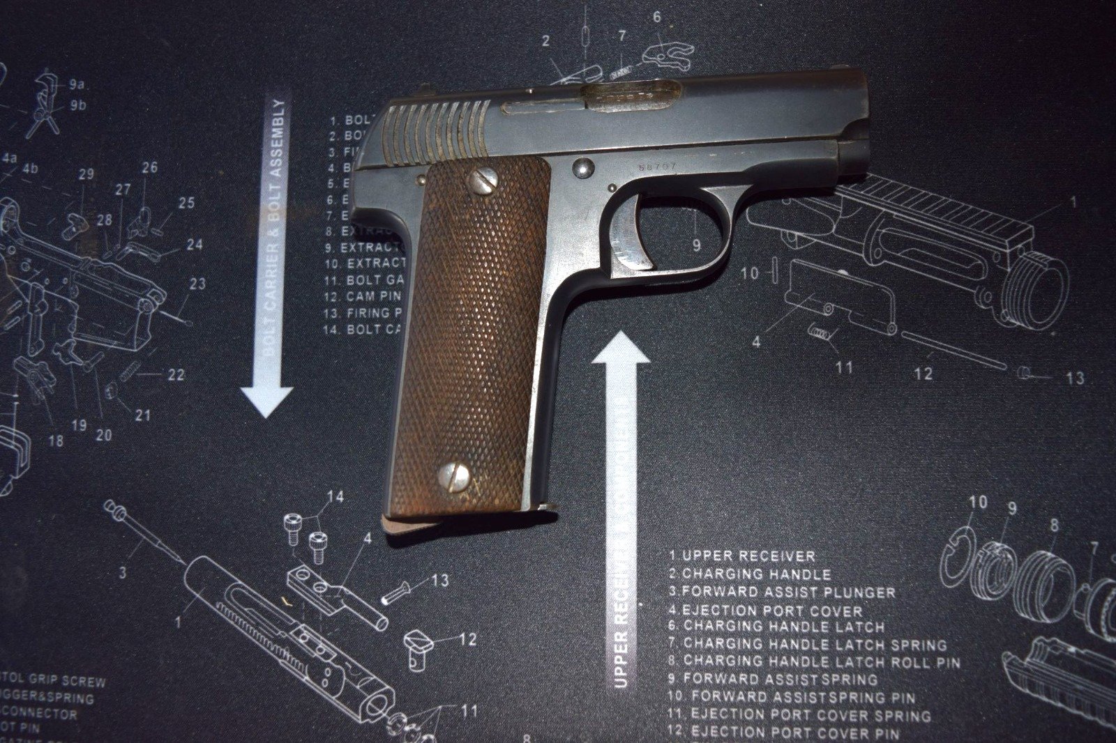 ASTRA 1915 RUBY Pistole 7,65 mm Browning – Bild 2