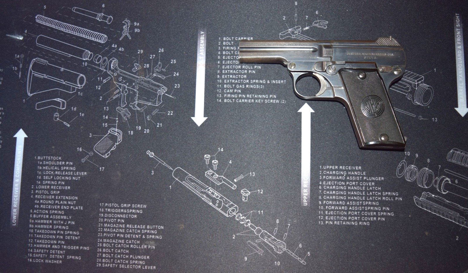 Steyr Mod 1909 7,65 mm Browning – Bild 1