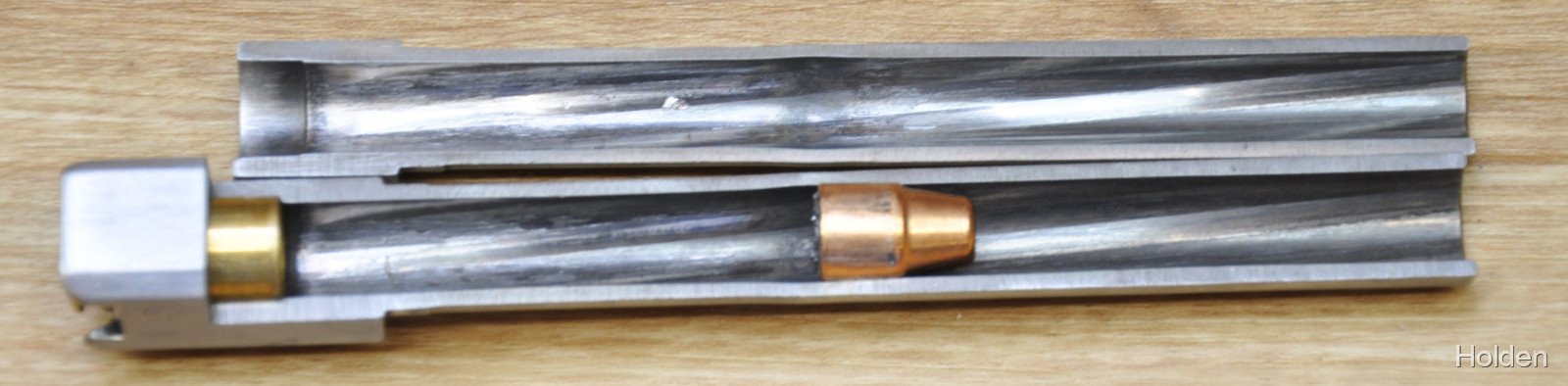 Peters Stahl 62 45ACP Polygonlauf mit Steckschuss als Schnittmodell – Bild 2
