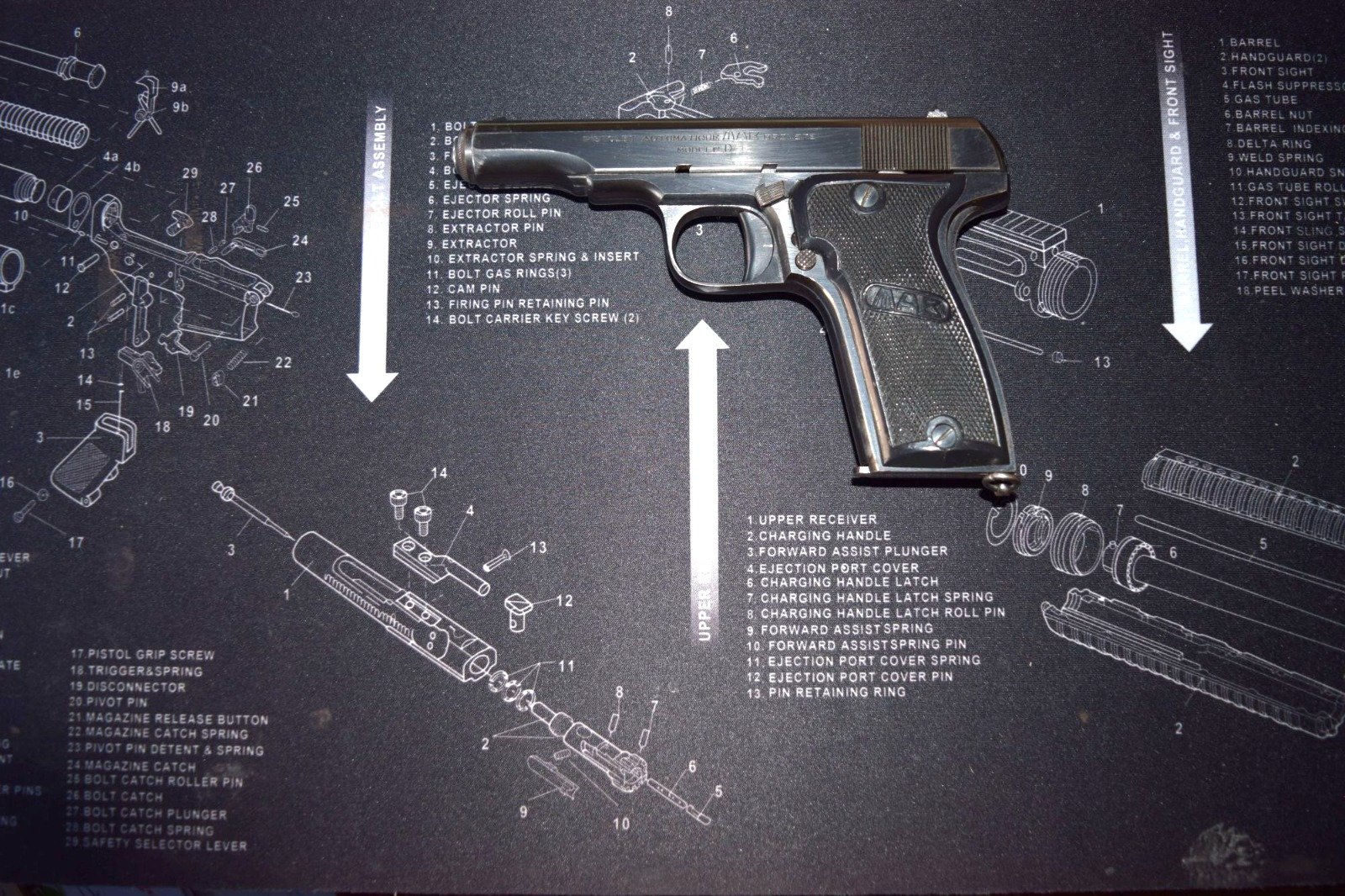 MAB D Pistole 7,65 mm Browning – Bild 1