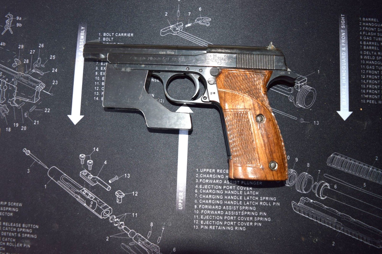 TT Olympia Pistole 22 lr. – Bild 1