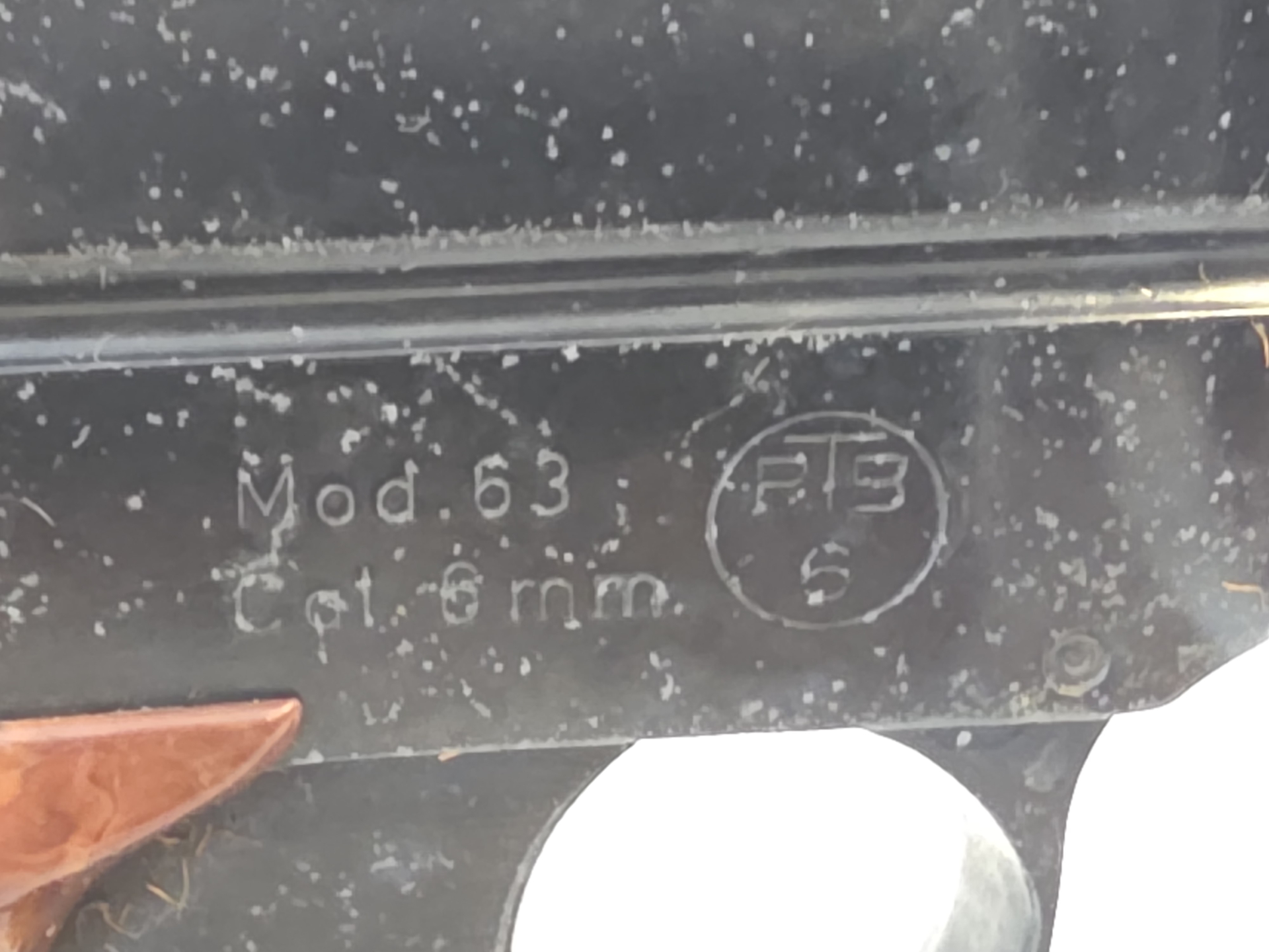 "PTB 6" SEHR ALTE EM-GE MODELL 63 MIT PFEFFER U. CS KARTUSCHEN SEHR SELTEN – Bild 4