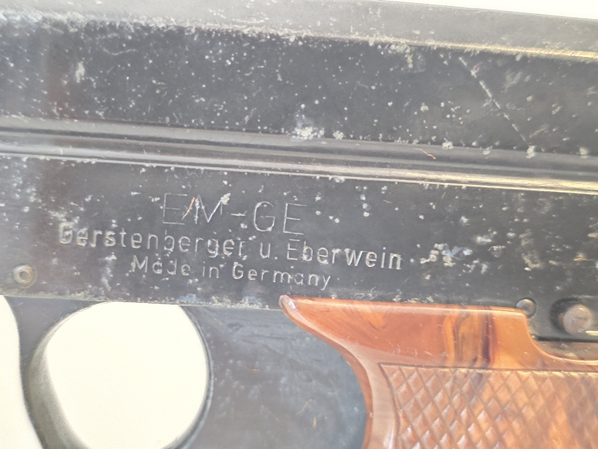"PTB 6" SEHR ALTE EM-GE MODELL 63 MIT PFEFFER U. CS KARTUSCHEN SEHR SELTEN – Bild 5