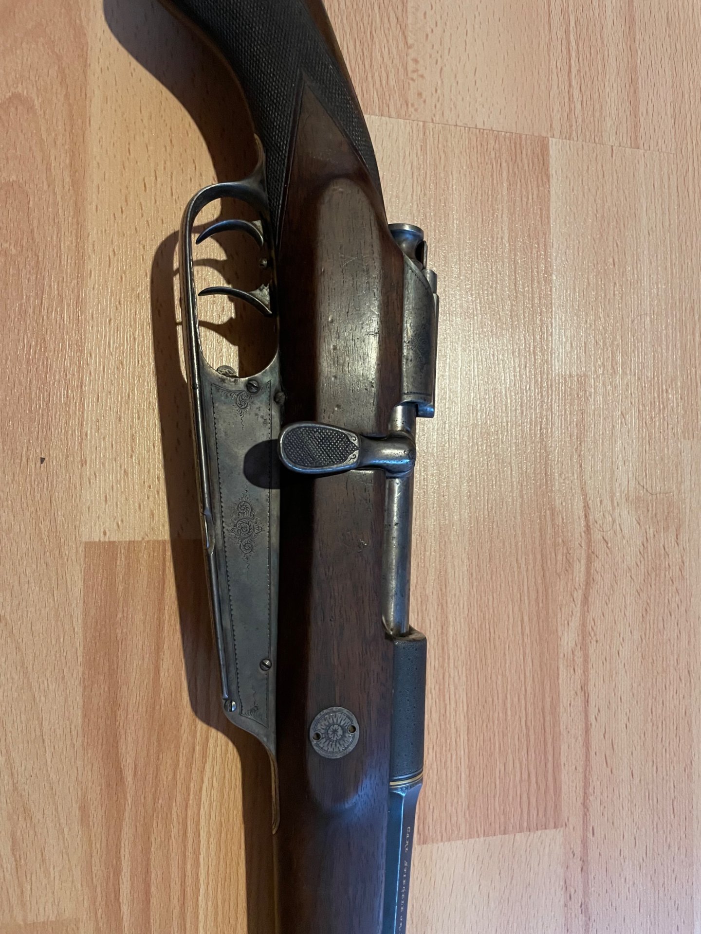 Pirschbüchse Mod.88 Carl Stiegele München Kal. 9x57 – Bild 2