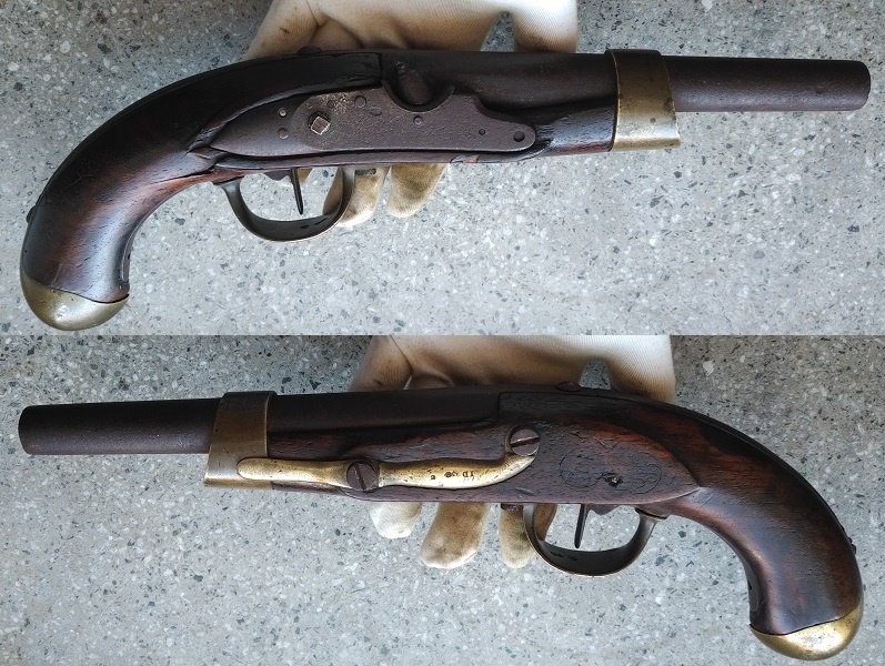 von 1813! Kavalleriepistole M an 13 XIII Frankreich Manufacture Impériale de Maubeuge Napoleon – Bild 1