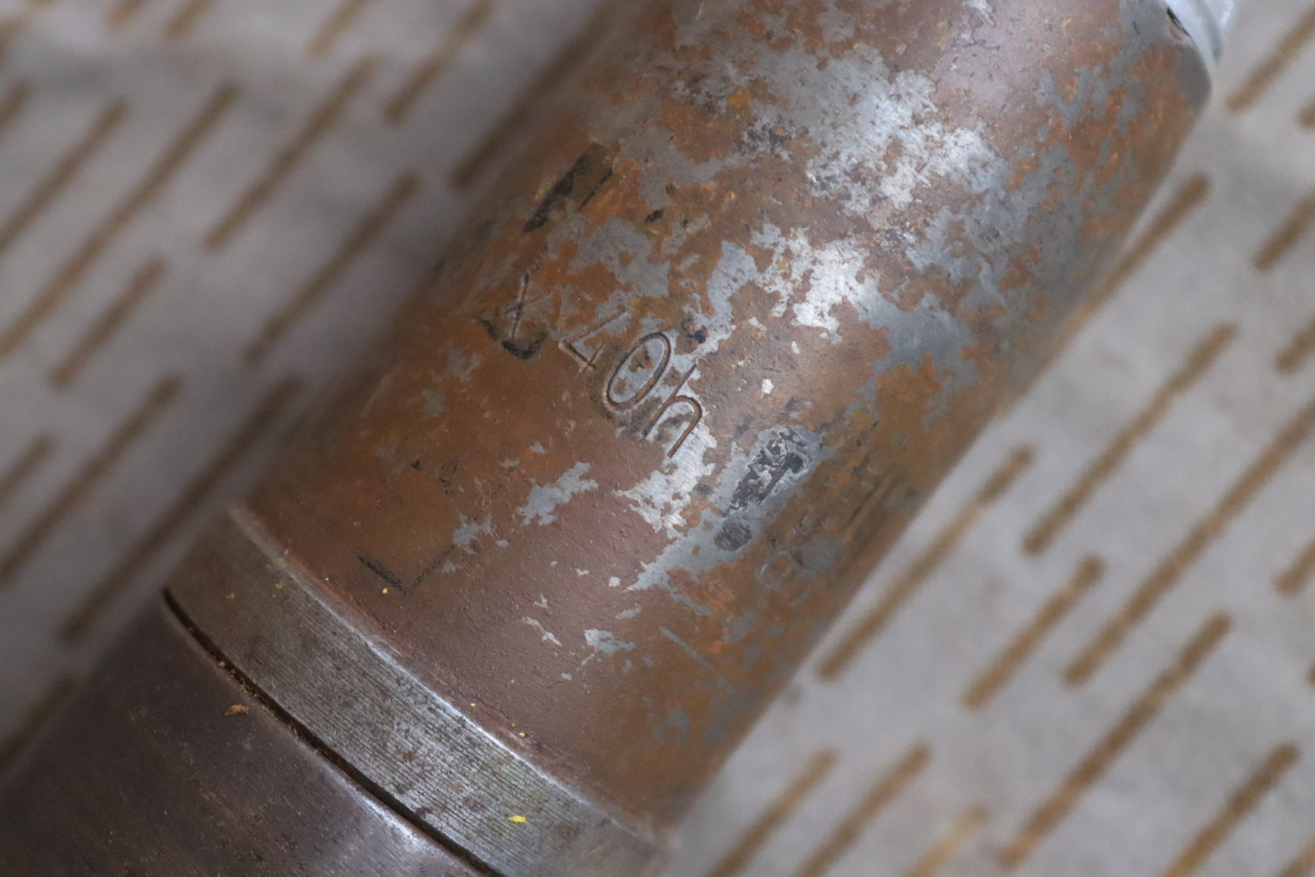 3,7cm Flak 18 Deko Patrone 3,7 Flak Flakmunition deko 2.Weltkrieg Wehrmacht Deko Munition – Bild 6