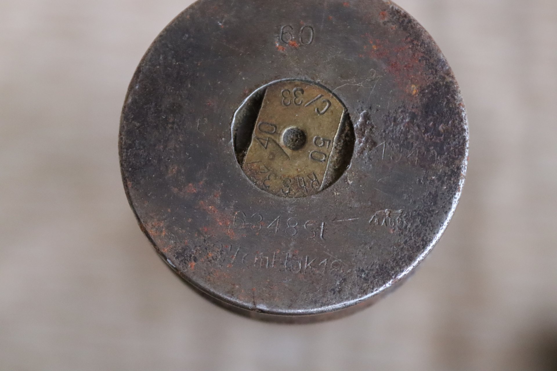 3,7cm Flak 18 Deko Patrone 3,7 Flak Flakmunition deko 2.Weltkrieg Wehrmacht Deko Munition – Bild 5