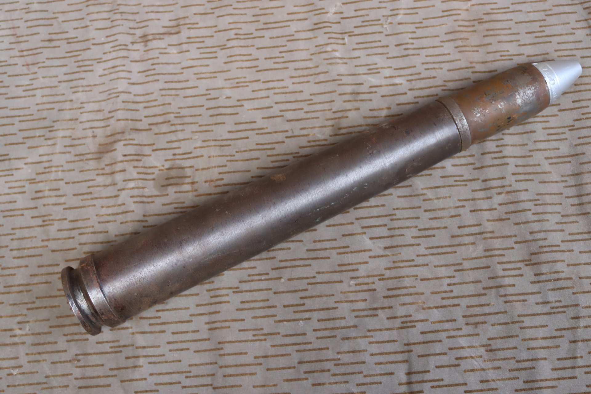 3,7cm Flak 18 Deko Patrone 3,7 Flak Flakmunition deko 2.Weltkrieg Wehrmacht Deko Munition – Bild 2