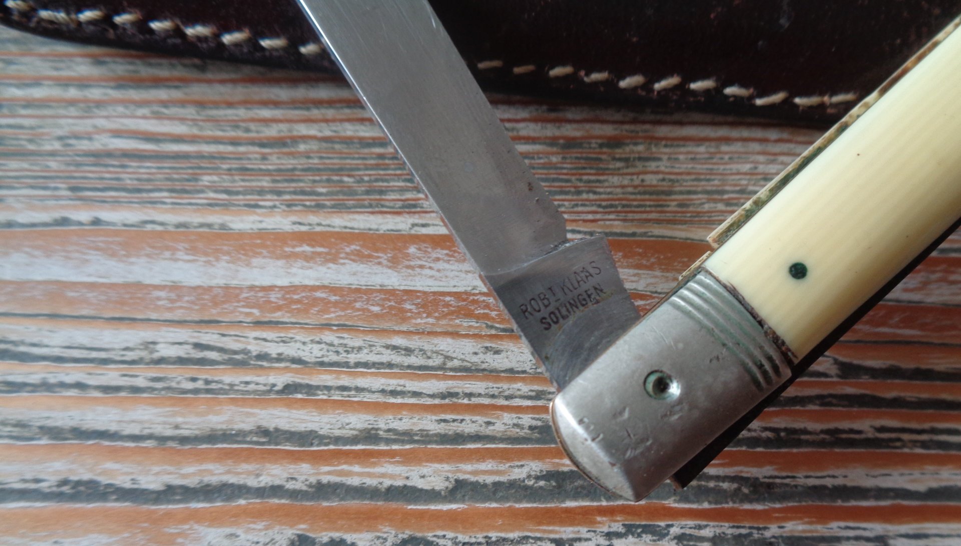 ALTES GROßES TASCHENMESSER VON R. KLAAS SOLINGEN – Bild 4