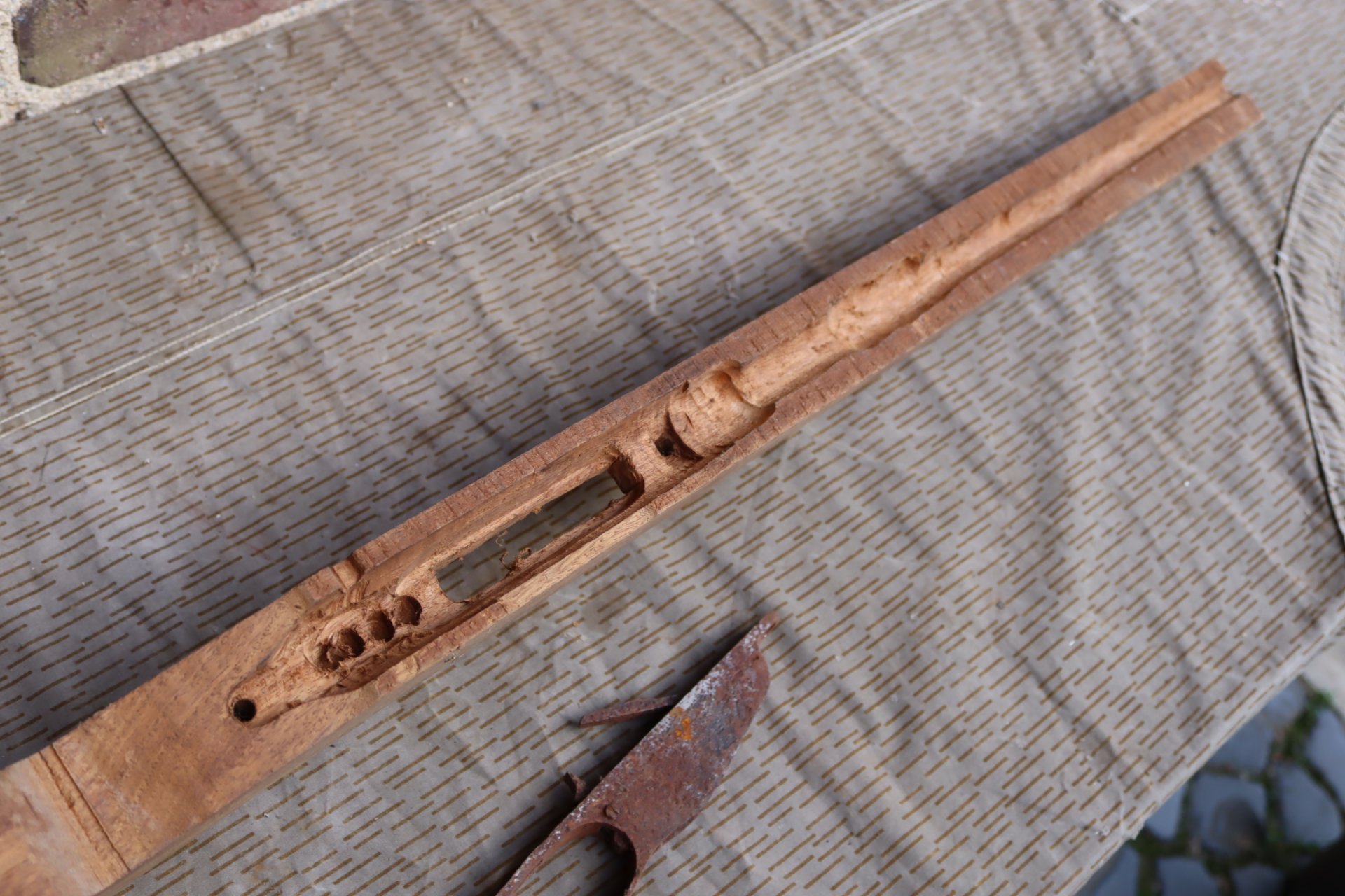 Carcano Schaft Holzschaft Schaftrohling mit Systemkasten – Bild 4